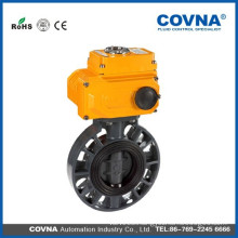 Electric actuator PVC butterfly valve /cheap price/well sales